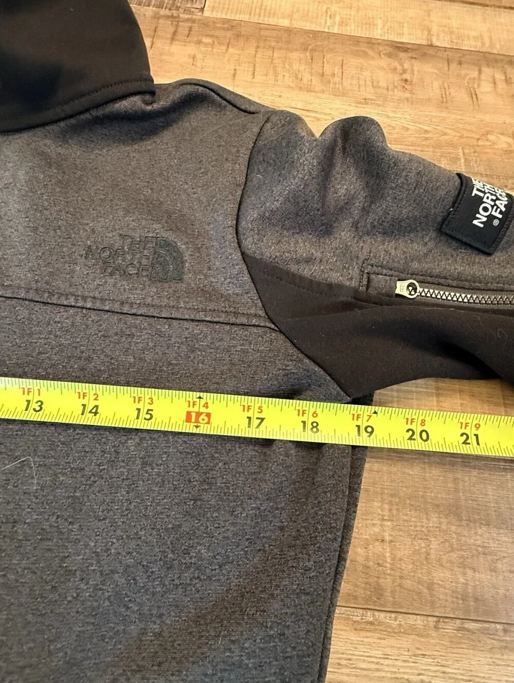 The North Face Women Jacket Stretch Full Zip Fitted Fit Sz M Dark Gray/Black‎
